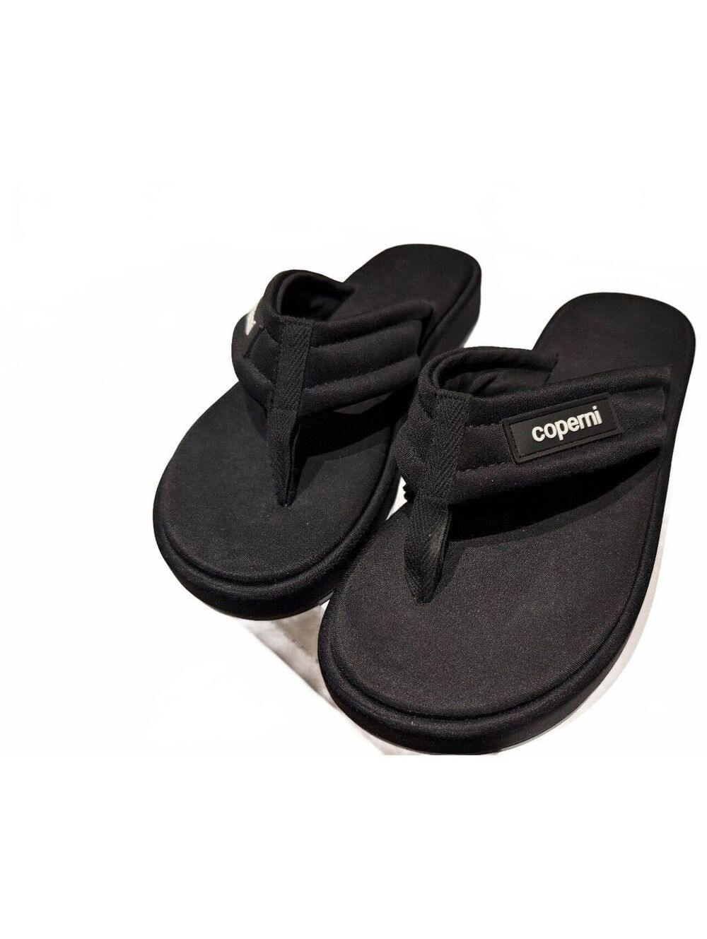 Black Coperni Thong Sandals